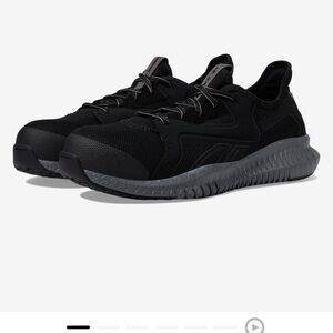 Reebok Women's Black and Gray Athletic Sneakers